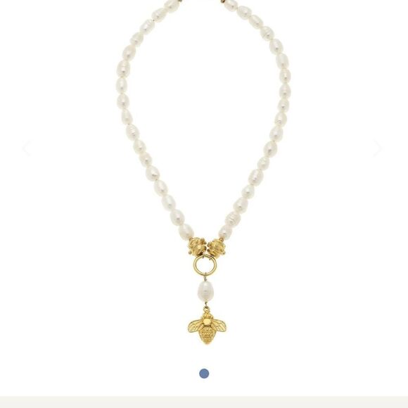 - Susan shaw bee drop pearl necklace - Picture 1 of 4
